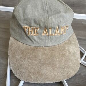 Vintage The Alamo‎ San Antonio Texas Hat Khaki Beige Tan
